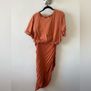 Free People Rust Orange Women's Dress